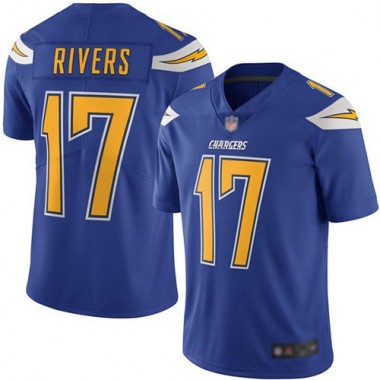 Los Angeles Chargers NFL Football Philip Rivers Electric Blue Jersey Men Limited  #17 Rush Vapor Untouchable